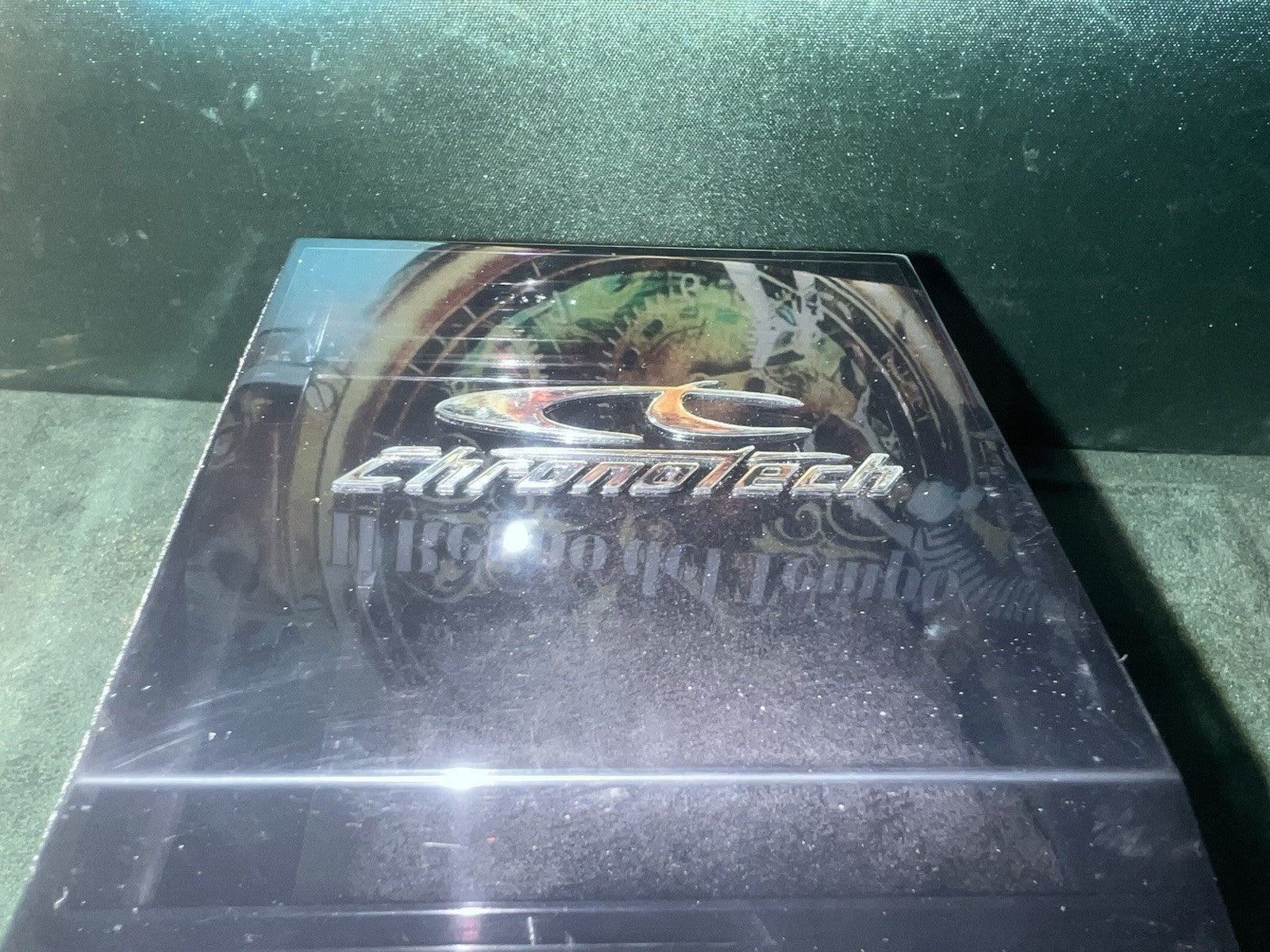 🔴 CHRONOTECH box scatola orologio cofanetto custodia plastica nera vintage