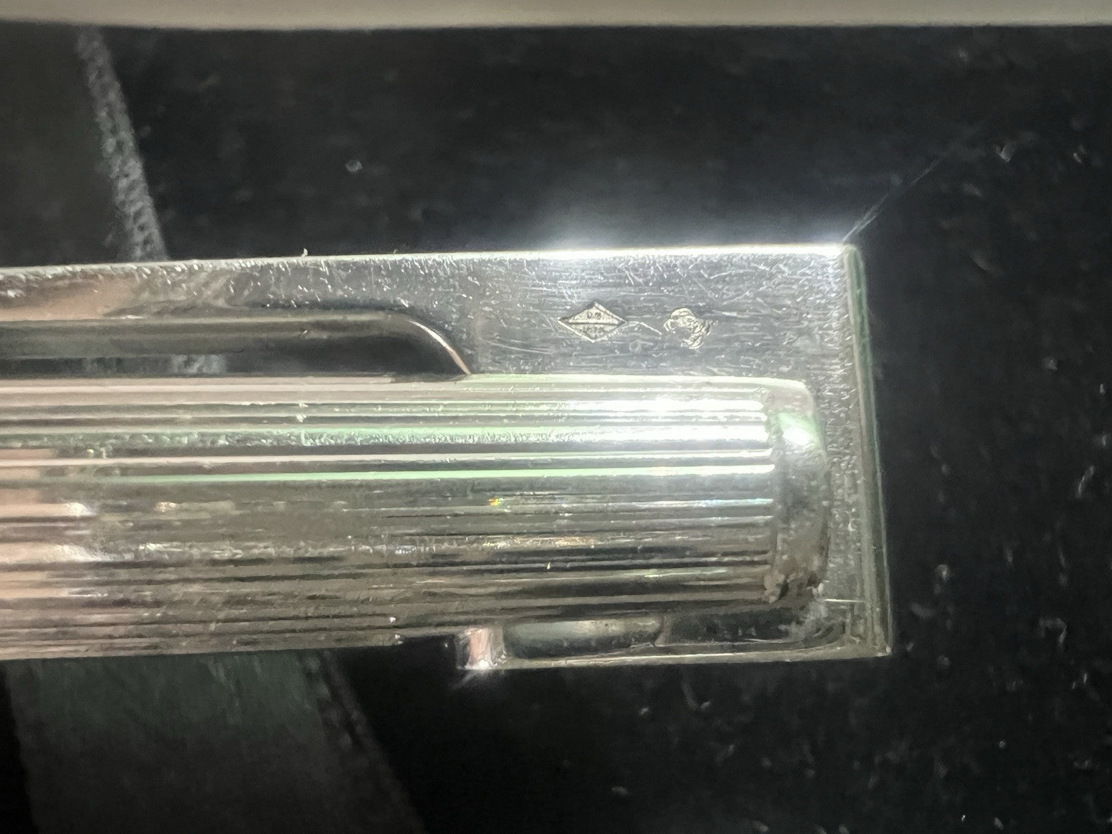 🔴 WATERMAN penna sfera Drop ARGENTO 925 placcata platino scrive RARA VINTAGE