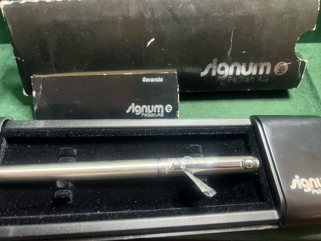 🔴 PELIKAN penna stilografica AG SIGNUM con garanzia ed astuccio 96C835 vintage