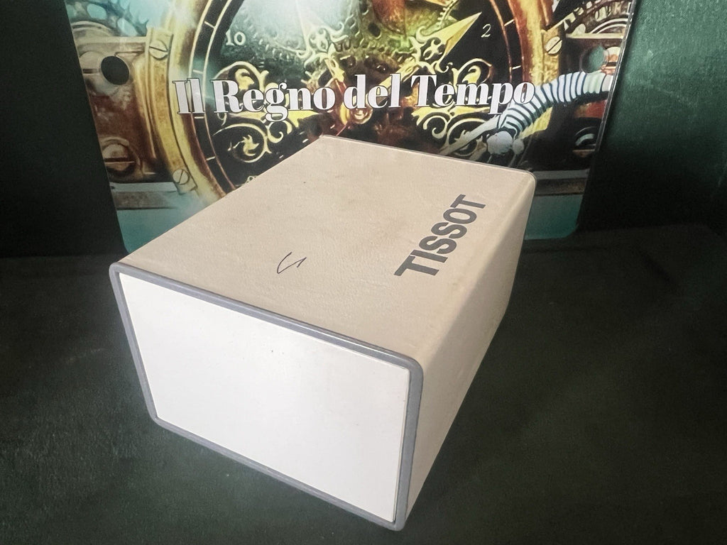 🔴 TISSOT box scatola orologio astuccio custodia cofanetto bianca vintage