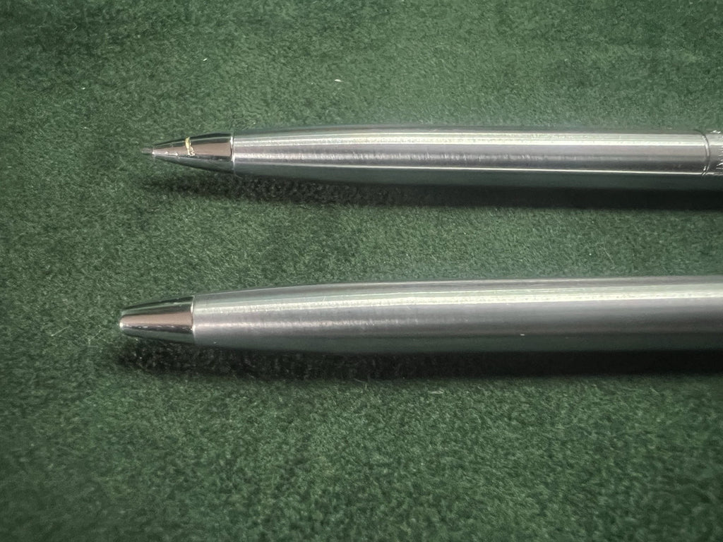 🔴 PAPERMATE penna e matita meccanica metallo scrivono con astuccio vintage