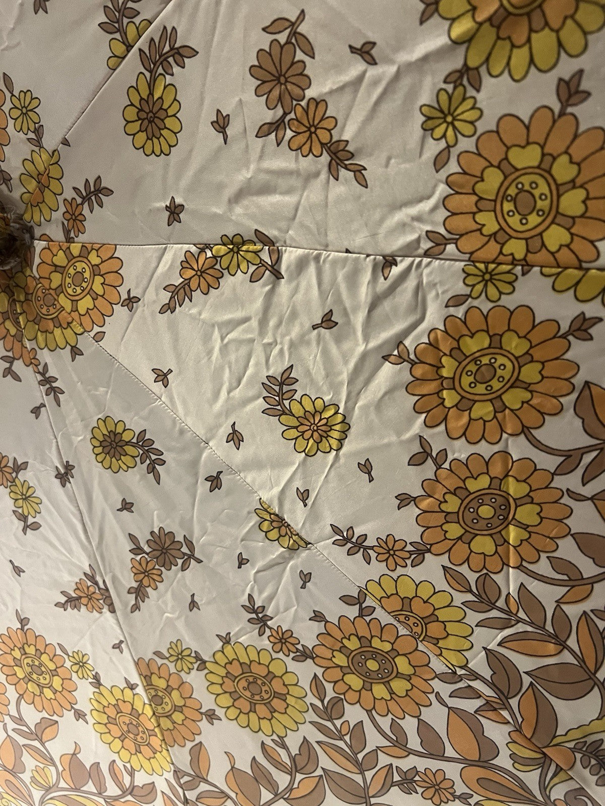 Parapluie Soleil Pluie pour Petit Parasol Délicieux Motif à Fleurs Vintage