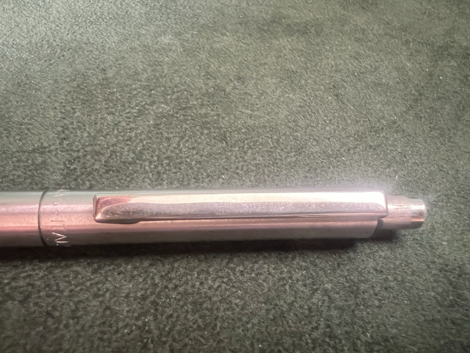 🔴 OMAS penna sfera cromata pulsante a scatto scrive vintage