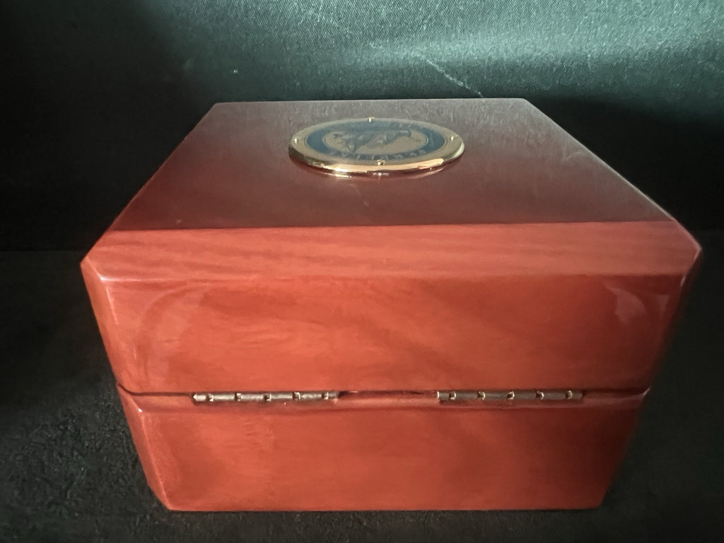 🔴 PERRELET box scatola orologio astuccio legno con cuscino completa