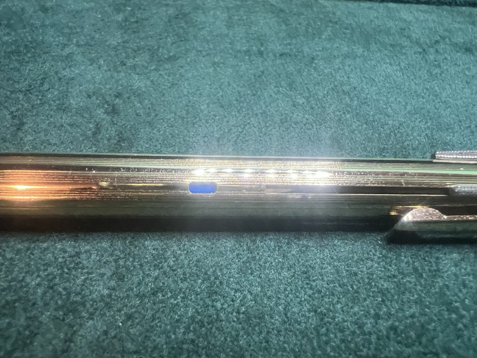 🔴 COLUMBUS penna sfera PLACCATA ORO 4 colori multicolore BLU-NERO-VERDE-ROSSO