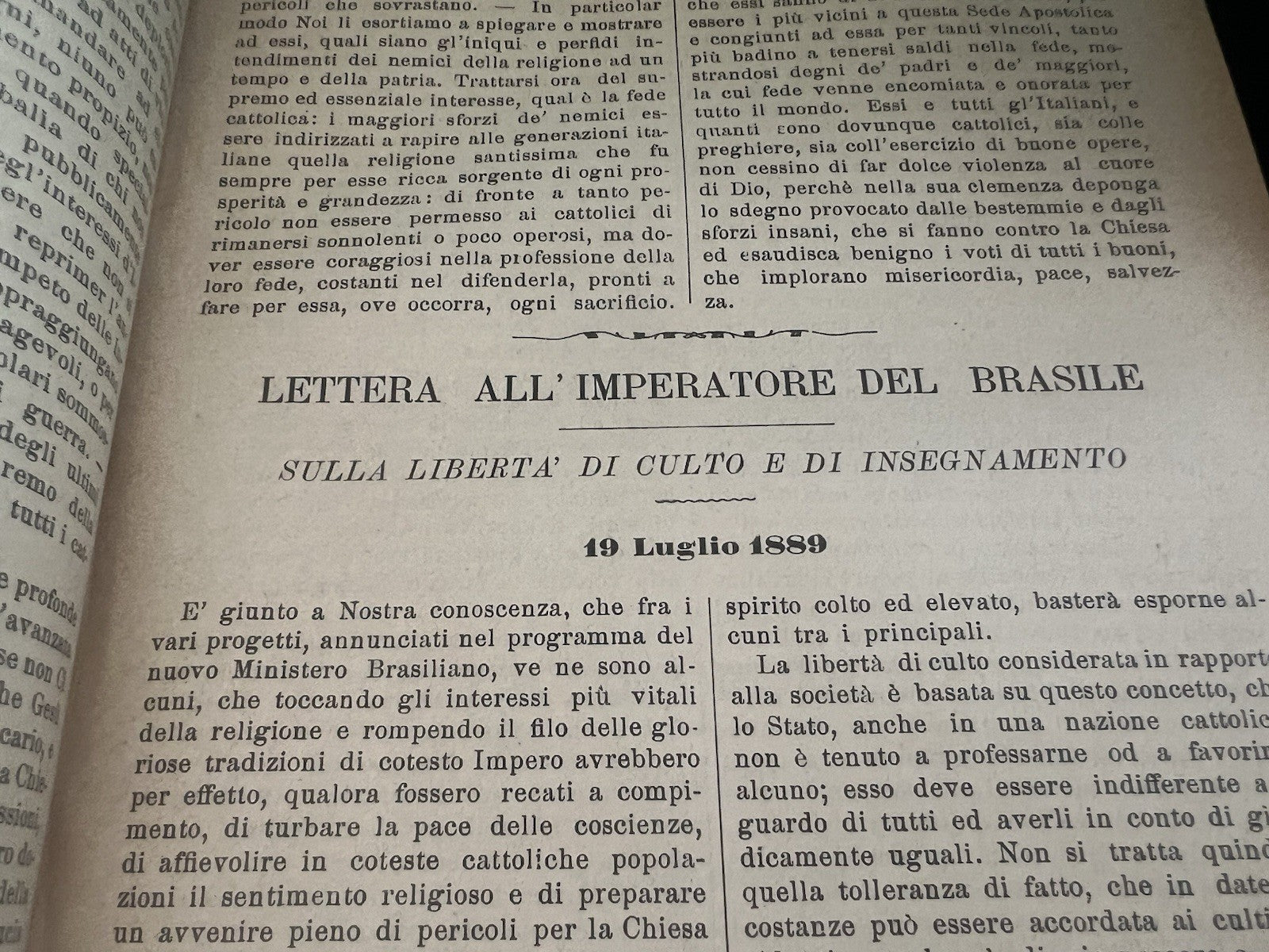 Livre Actes de Lion XIII 13 Artikel 1 Approbation Ecclesiastica Antique 1903 