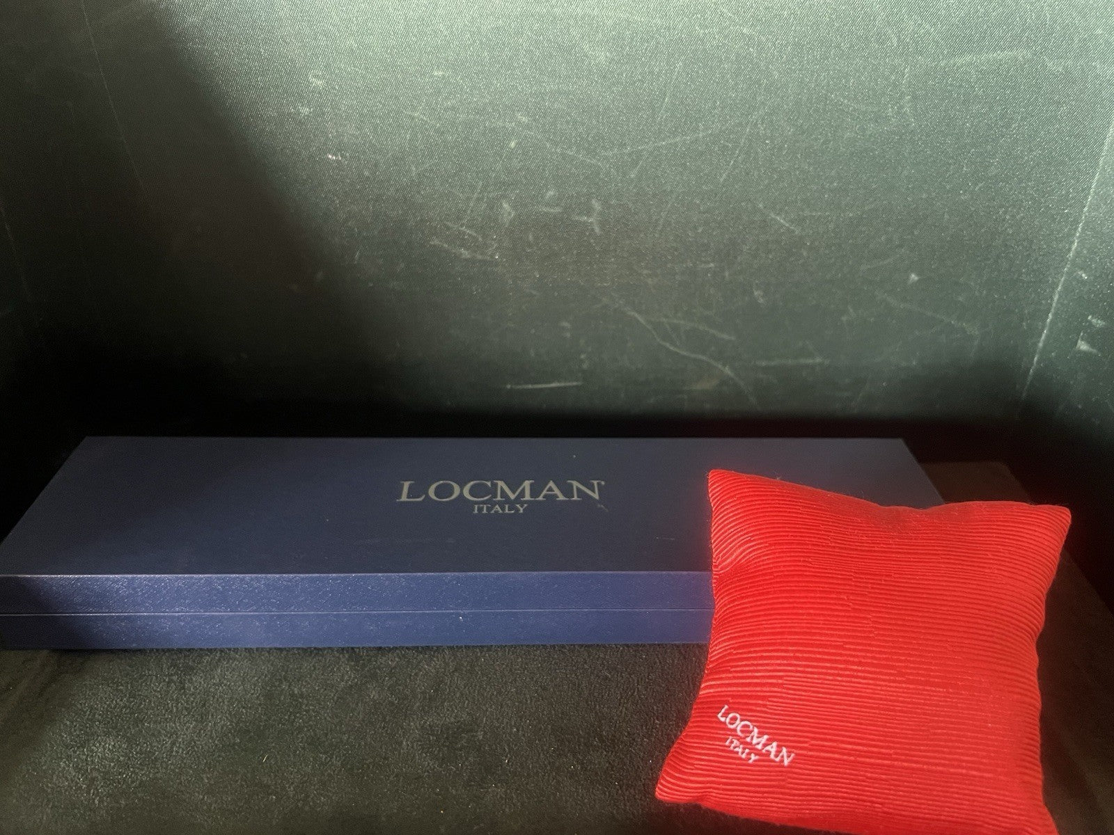 🔴 LOCMAN Uhrenbox mit Kissen, Clips und Kissen 