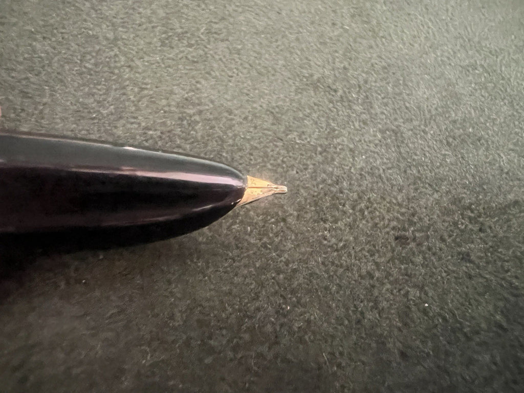 Ronson Stylo-Plume Stylo à Plume Sac À Pression Sphère Capuchons Or Vintage 50