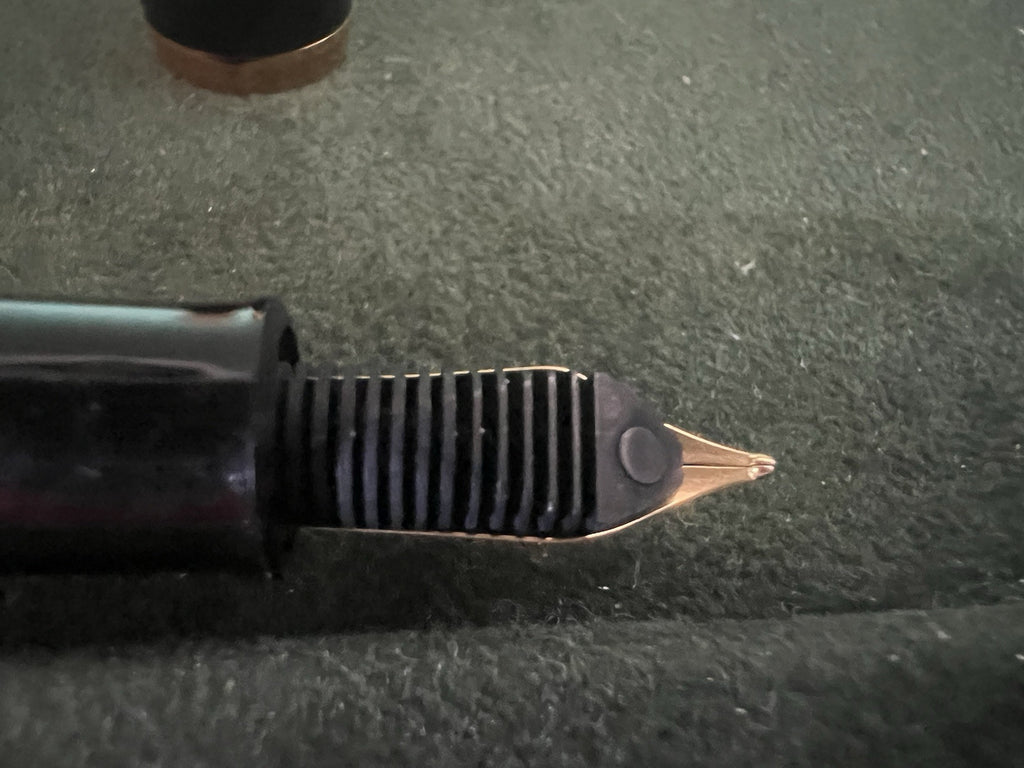 🔴 PELIKAN penna stilografica nera M250 pistone trasparente pennino OM garanzia