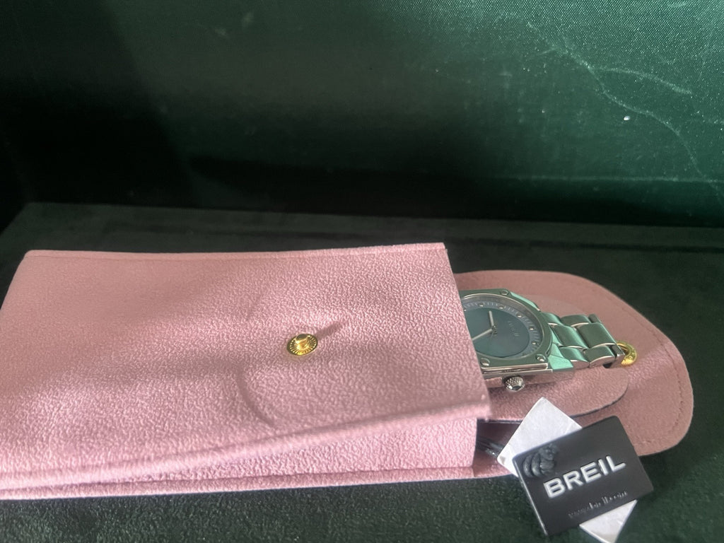 🔴 BREIL orologio donna TW1132 quadrante azzurro effetto madreperla cartellino