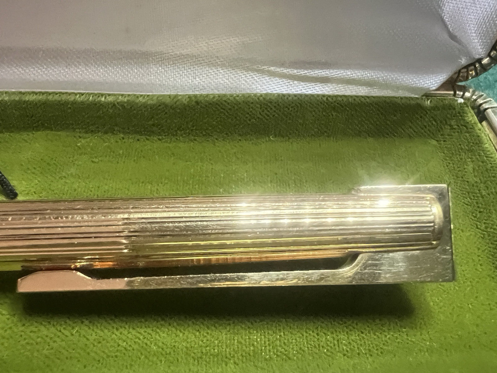 Waterman Stylo-Plume Sphère Drop Plaqué Or Et Clip Laque Français Rare Vintage