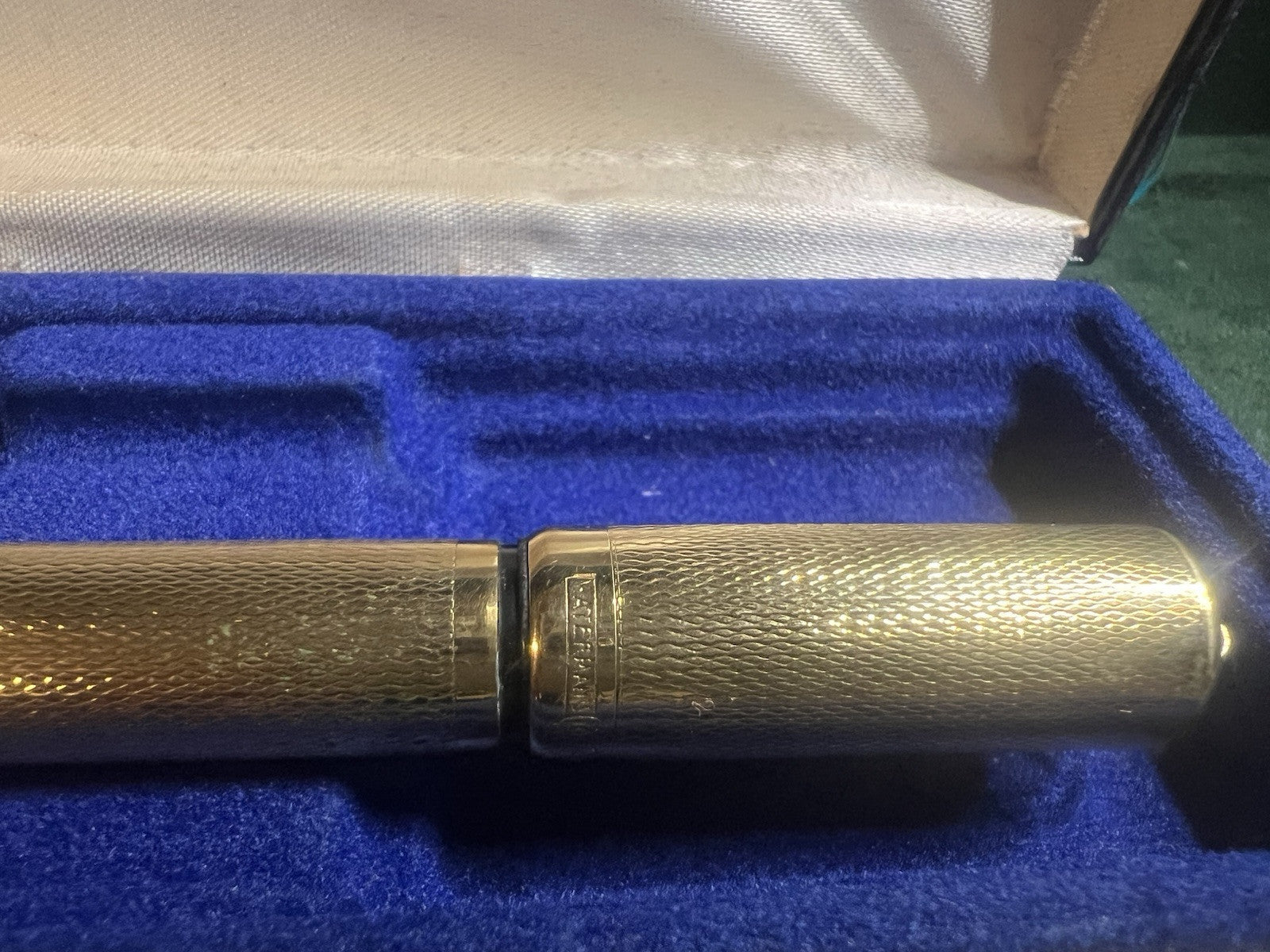 🔴 WATERMAN'S penna stilografica retrattile pennino ORO funziona vintage F
