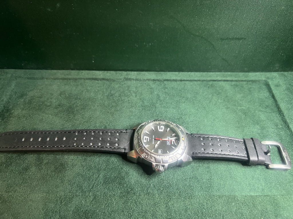 sector Montre Hommes Diver 265115035 Acier Surdimensionné Cadran Noir