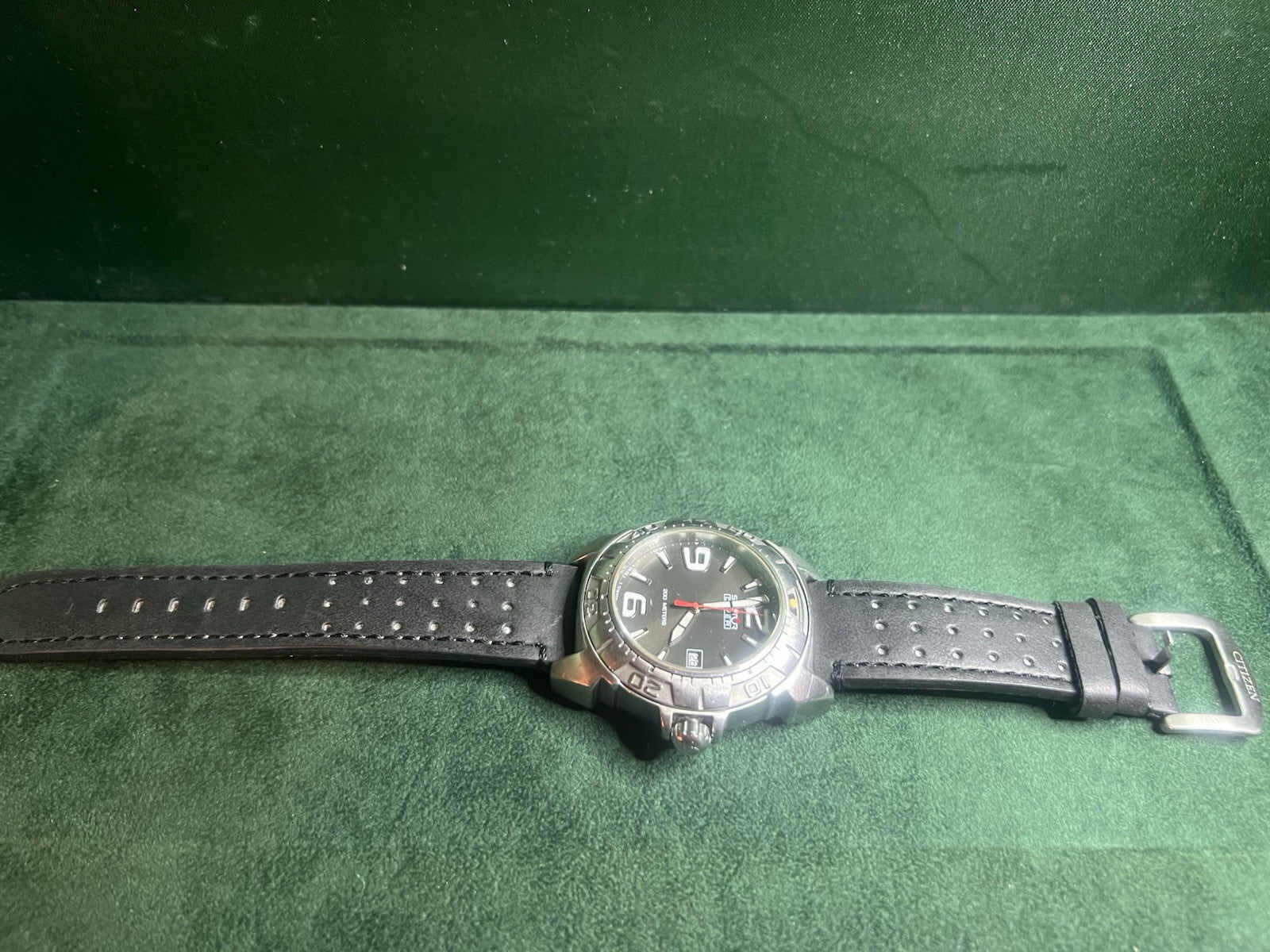 sector Montre Hommes Diver 265115035 Acier Surdimensionné Cadran Noir