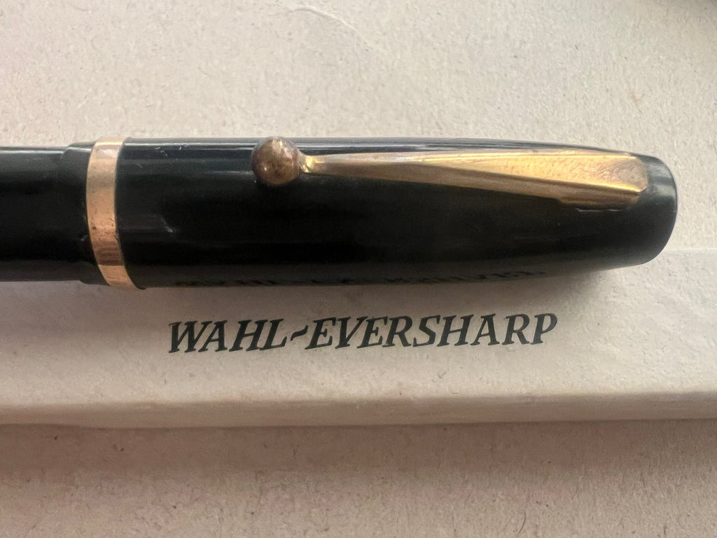 Eversharp Stylo-Plume Stylo à Plume Levier Celluloid Oxford Penn Or Old Écrit 