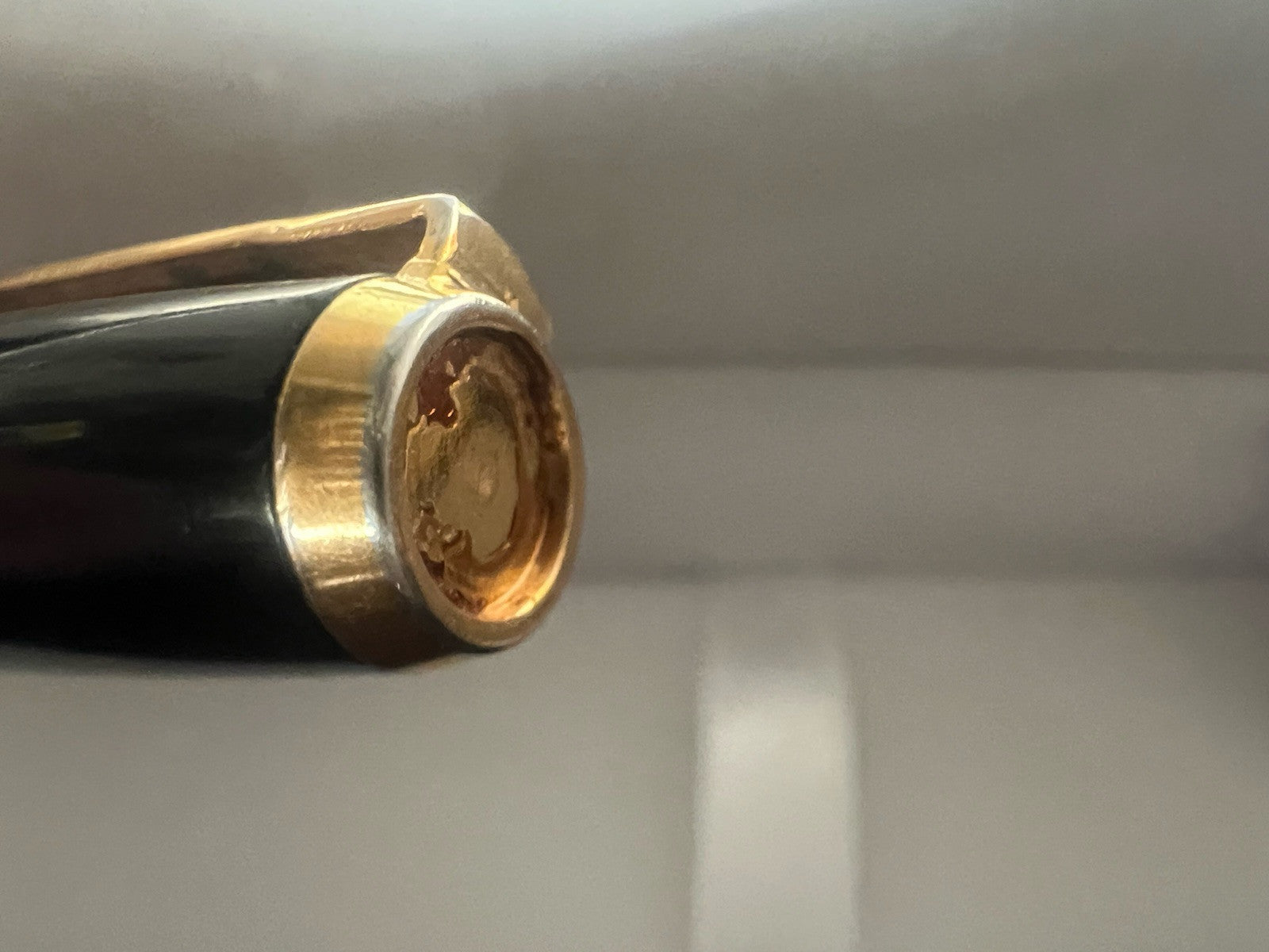 🔴 PELIKAN penna stilografica nera MK21 pistone pennino ORO non inchiostrata