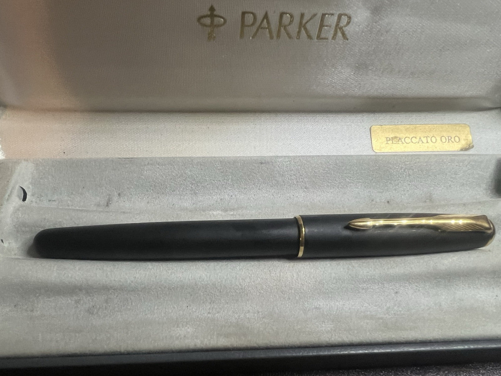 Parker Stylo-Plume Stylo à Plume Sonnet P France Noire Et Plaqué Or M