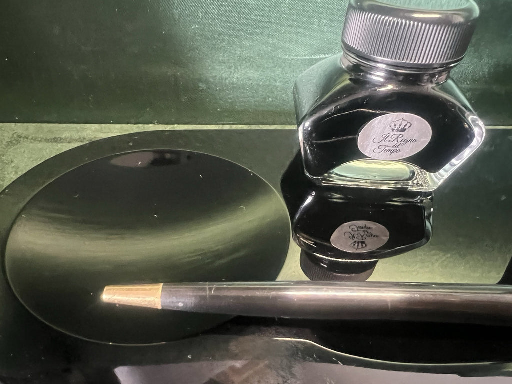 Parker Pen Fountain Pen Penholder Pen Gold Marble Desk Vintage