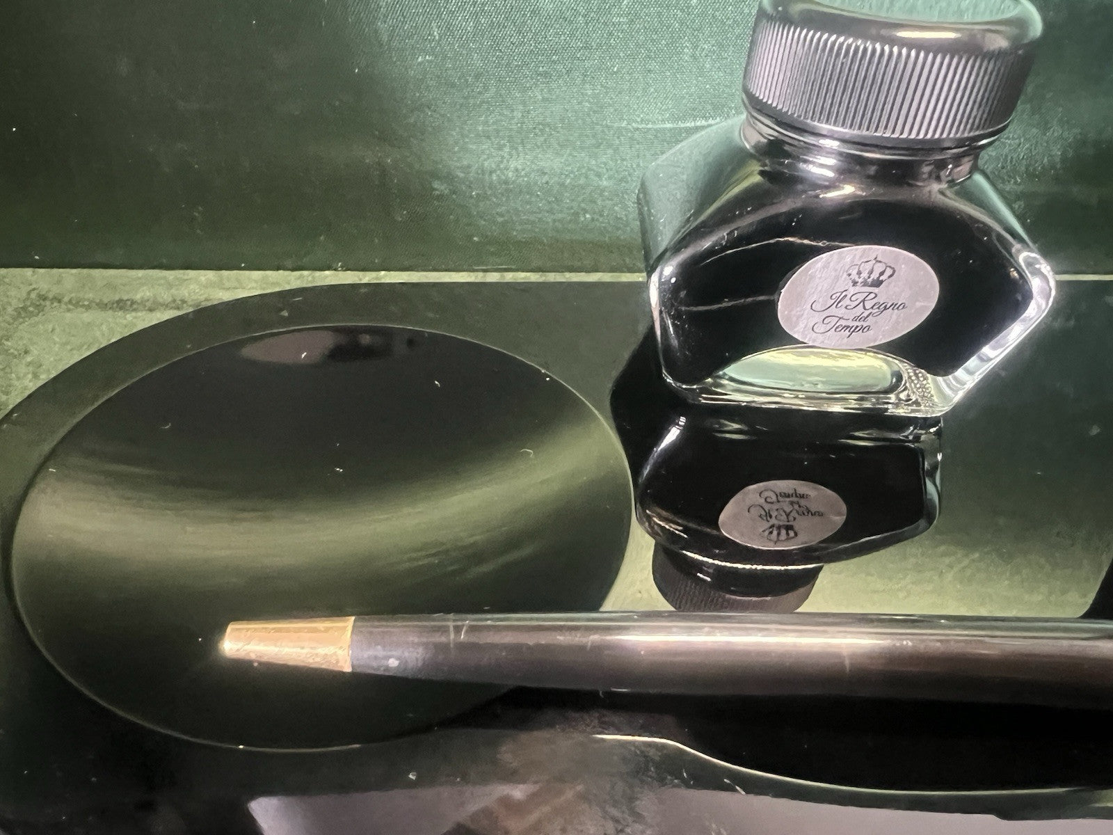 Parker Pen Fountain Pen Penholder Pen Gold Marble Desk Vintage