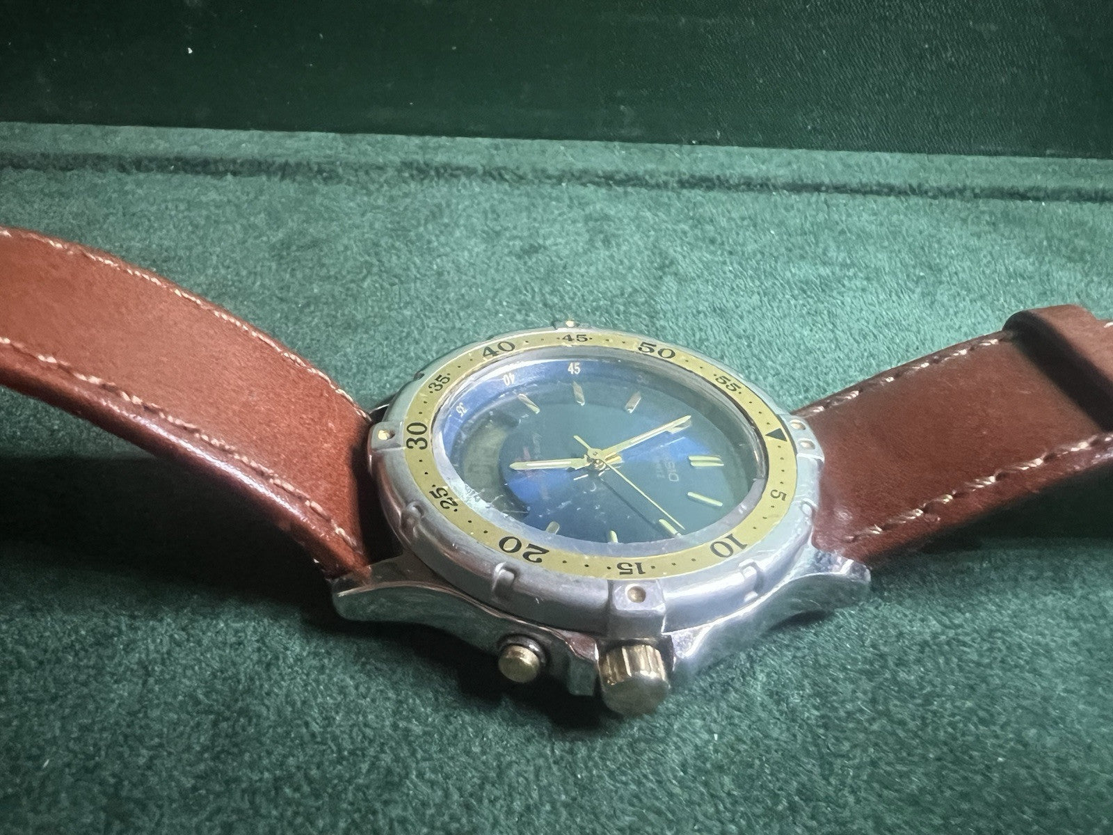 🔴 CASIO orologio uomo quadrante digitale analogico funziona al quarzo