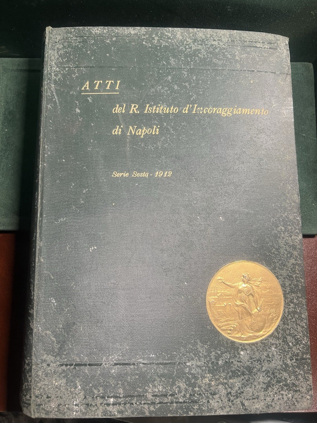 🔴 Libro ATTI ISTITUTO INCORAGGIAMENTO NAPOLI seri 6 volume LXIV originale 1918