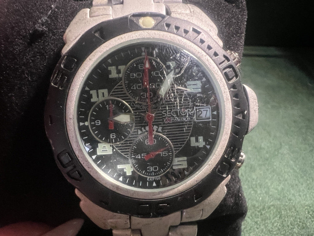 🔴 SECTOR Expander cronografo uomo al quarzo alluminio water resistant 10 ATM