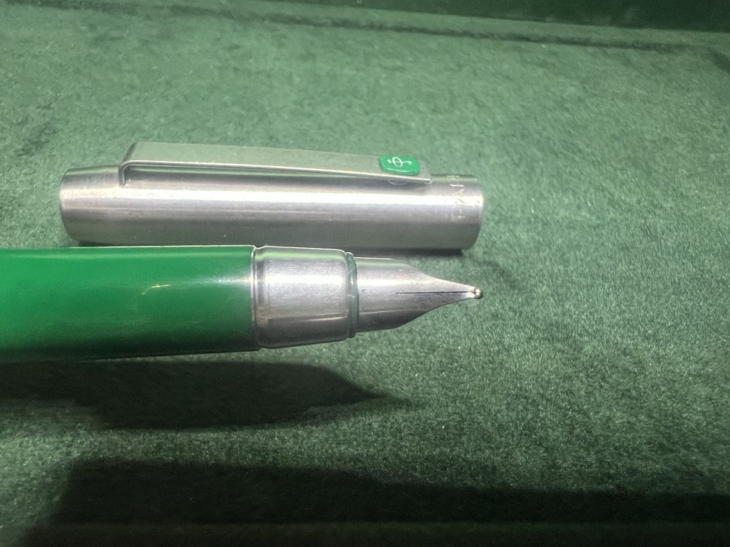Parker Stylo-Plume Stylo à Plume 25 Mki Clip Vert und Sphère Set Write Retro 