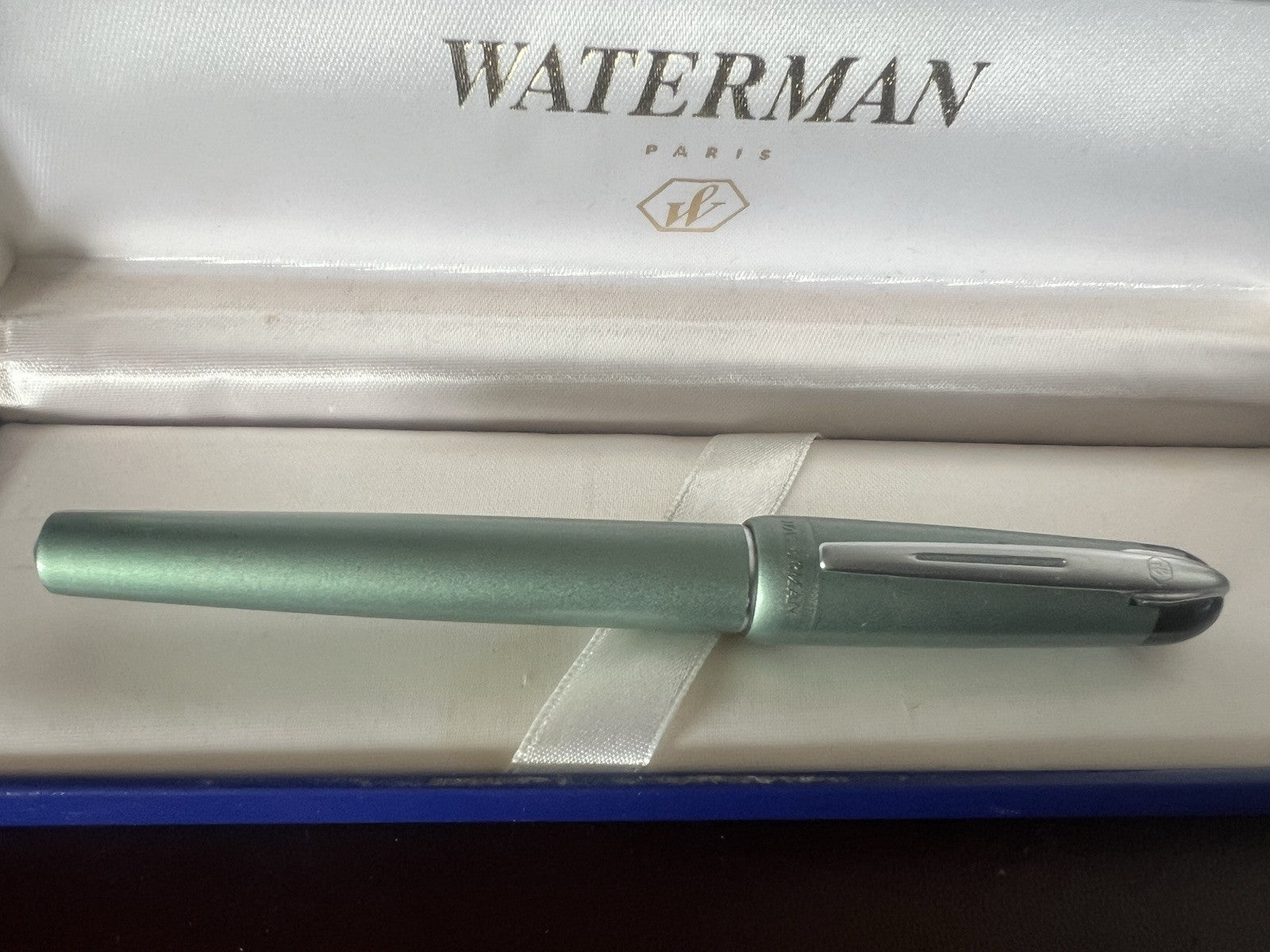 Waterman Stylo-Plume Stylo à Plume Phileas Vert F A Cartouche Avec Trousse