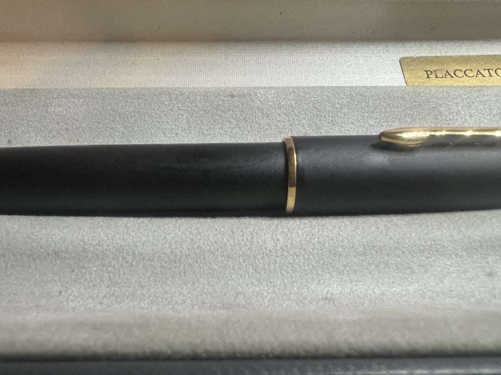 Parker Stylo-Plume Stylo à Plume Sonnet P France Noire Et Plaqué Or M