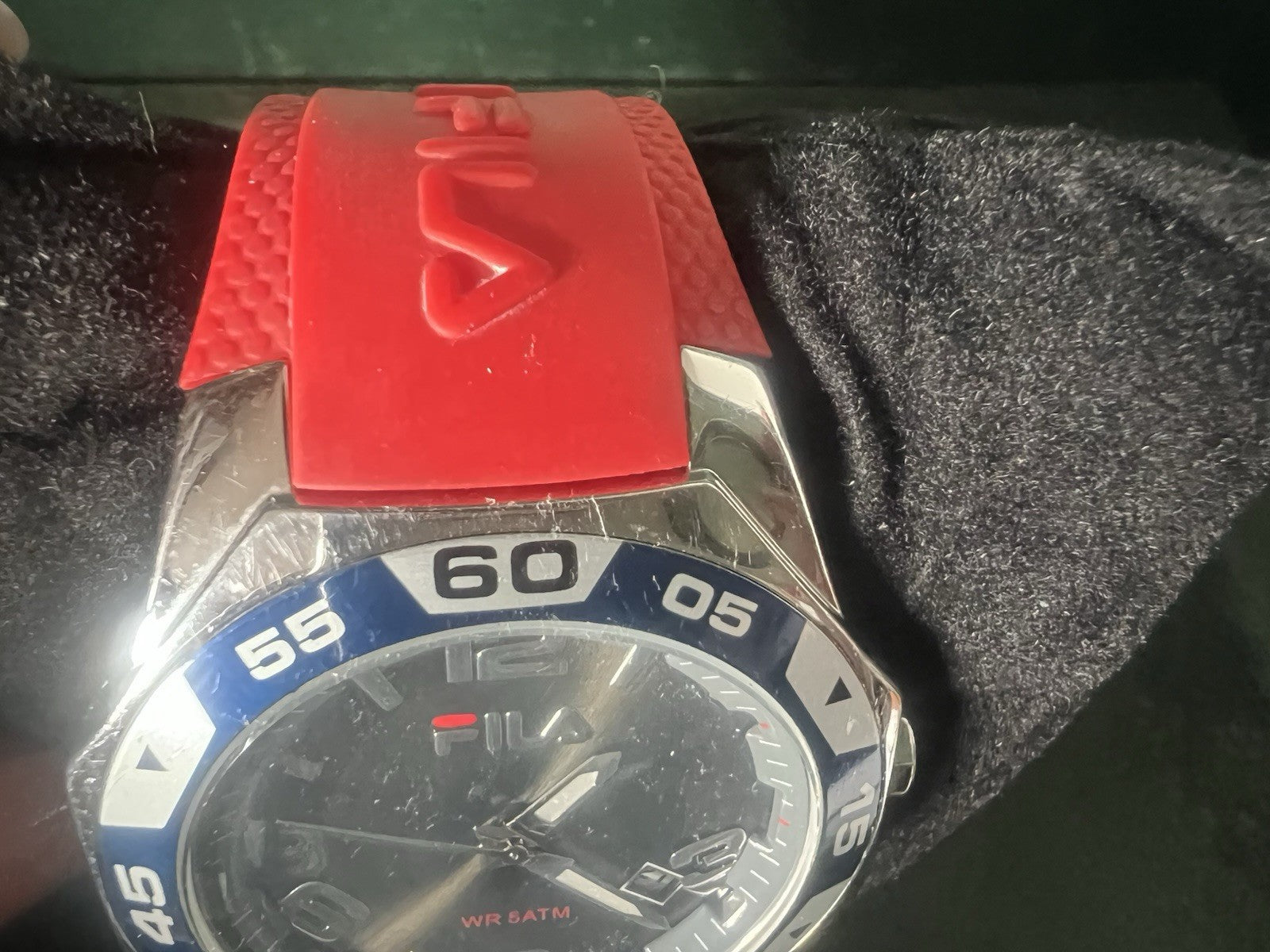 FILA Montre Hommes FA0831 Imperméable 5 Atm Étui Surdimensionné 42 MM