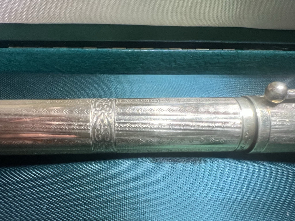 🔴 AURORA penna stilografica retrattile RA3 clip BASSORILIEVO funziona vintage