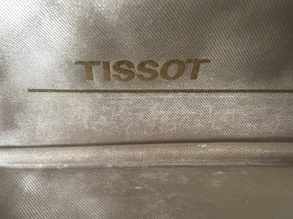 🔴 TISSOT box scatola orologio astuccio custodia cofanetto blu vintage