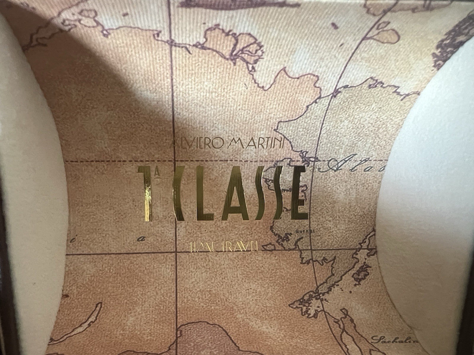 🔴 ALVIERO MARTINI box scatola orologio Prima classe cofanetto custodia nastro