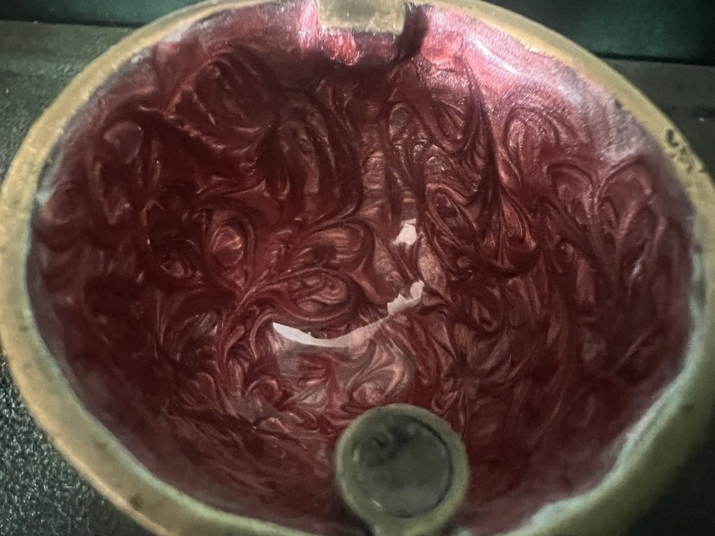 🔴 FABERGE uovo ceramica bronzo ROYAL FAMILY con pietre brillantini