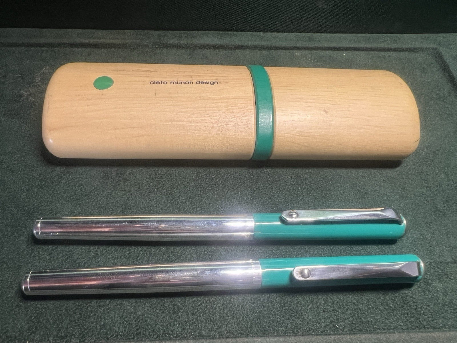 🔴 CLETO MUNARI penna stilografica sfera ARGENTO 925 pubblicitarie Infostrada