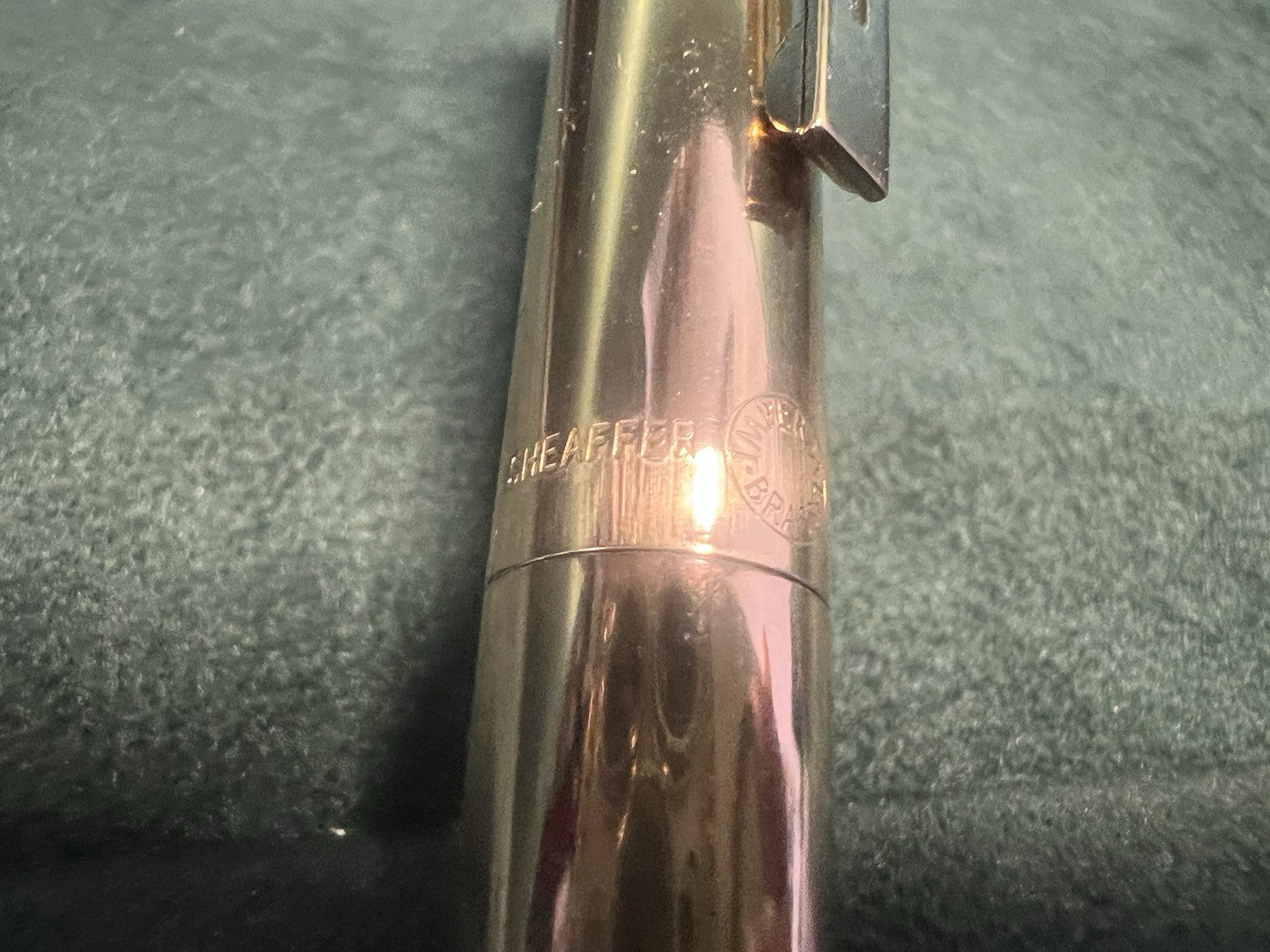 Sheaffer Stylo-Plume Stylo à Plume Panonceau Imperial Brass Or M Set Complet
