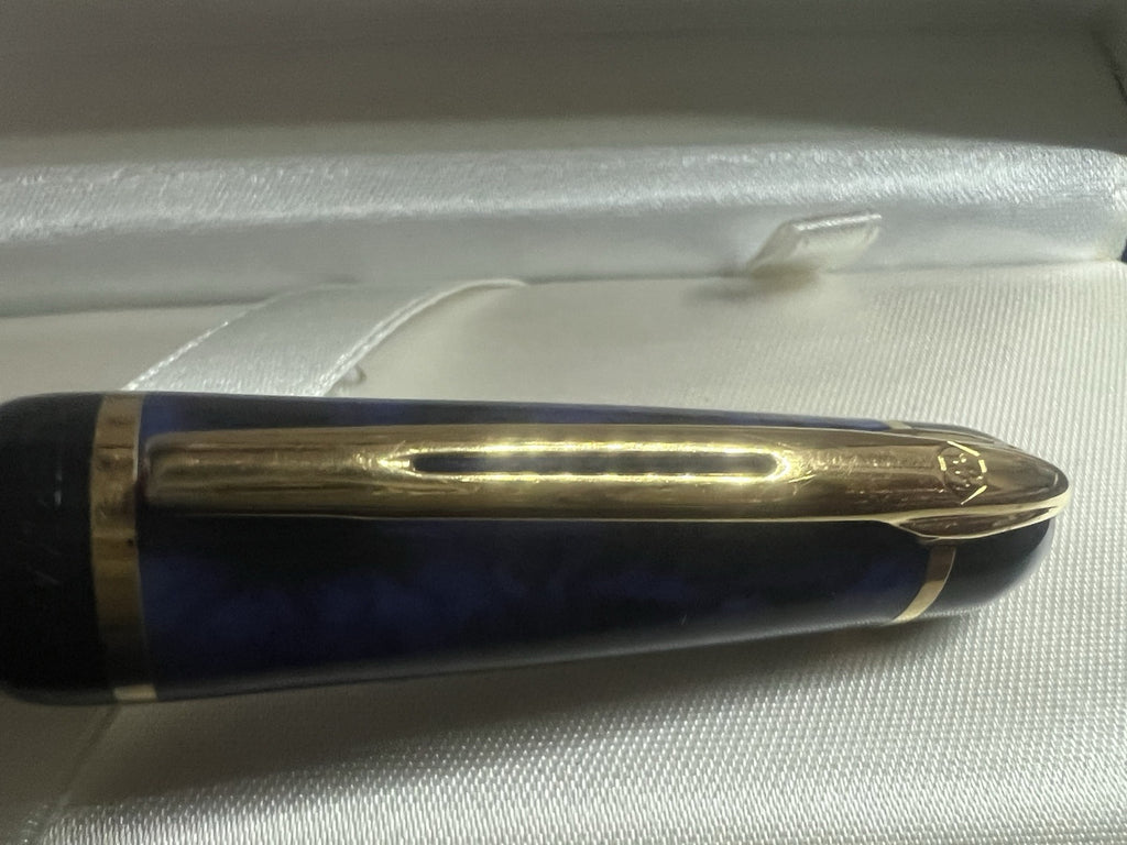 Waterman Stylo-Plume Stylo à Plume Phileas Gt Marbre Bleu Profils Dorés M