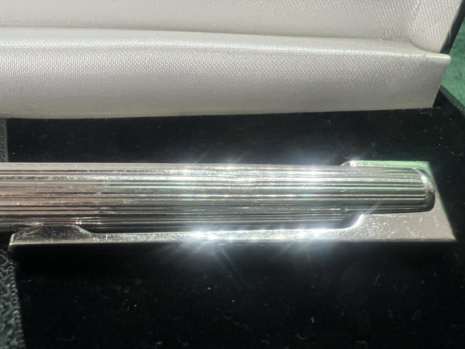 🔴 WATERMAN penna sfera Drop ARGENTO 925 placcata platino scrive RARA VINTAGE