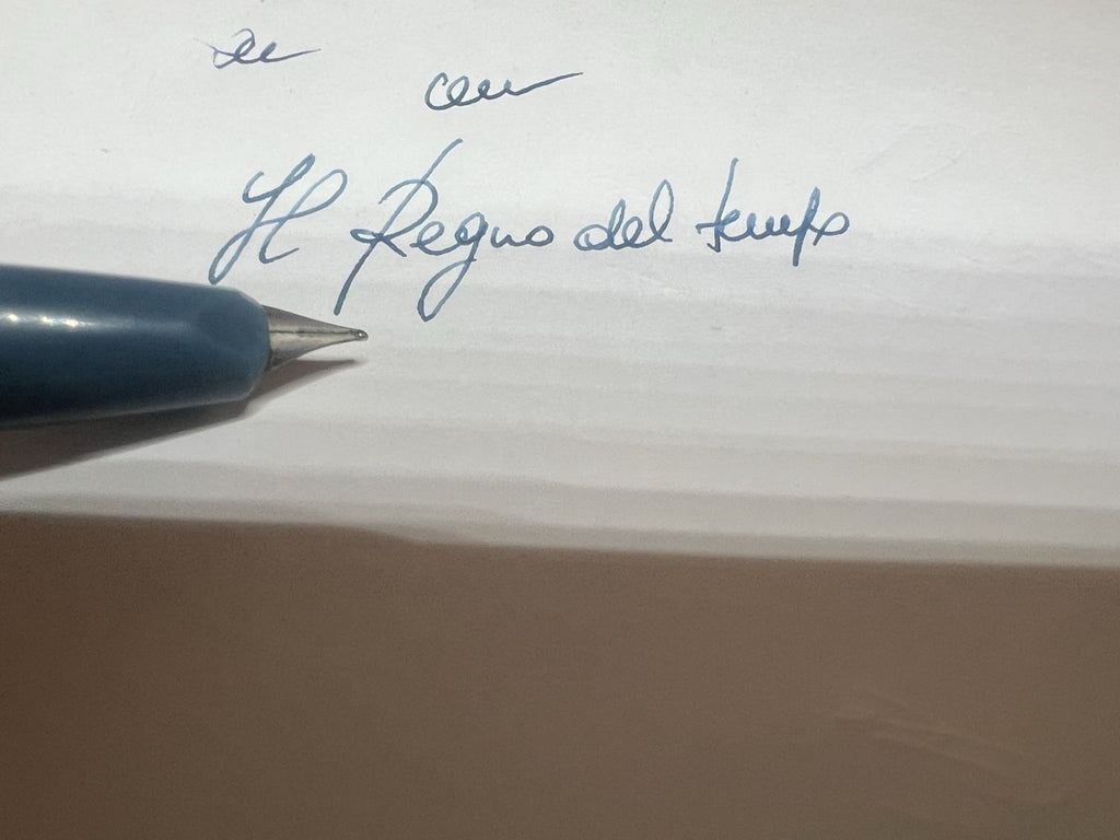 Auretta Penne Stylo à Plume Sphère Bleu par Aurora M Garantie Trousse Vintage