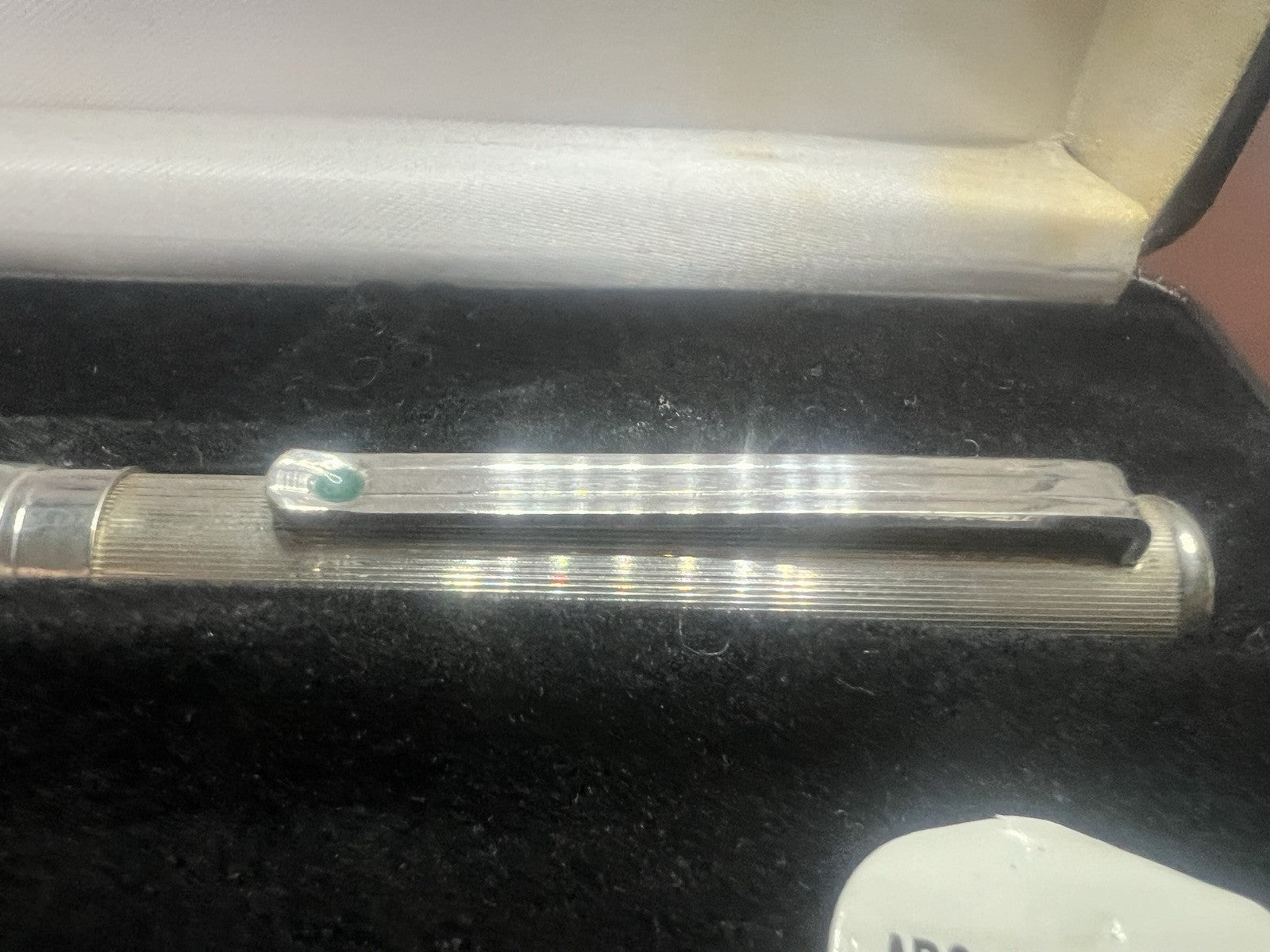 Marlen Stylo-Plume Stylo à Plume Argent 925 Laque Vert Iridium M Garantie