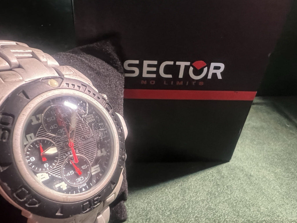 🔴 SECTOR Expander cronografo uomo al quarzo alluminio water resistant 10 ATM