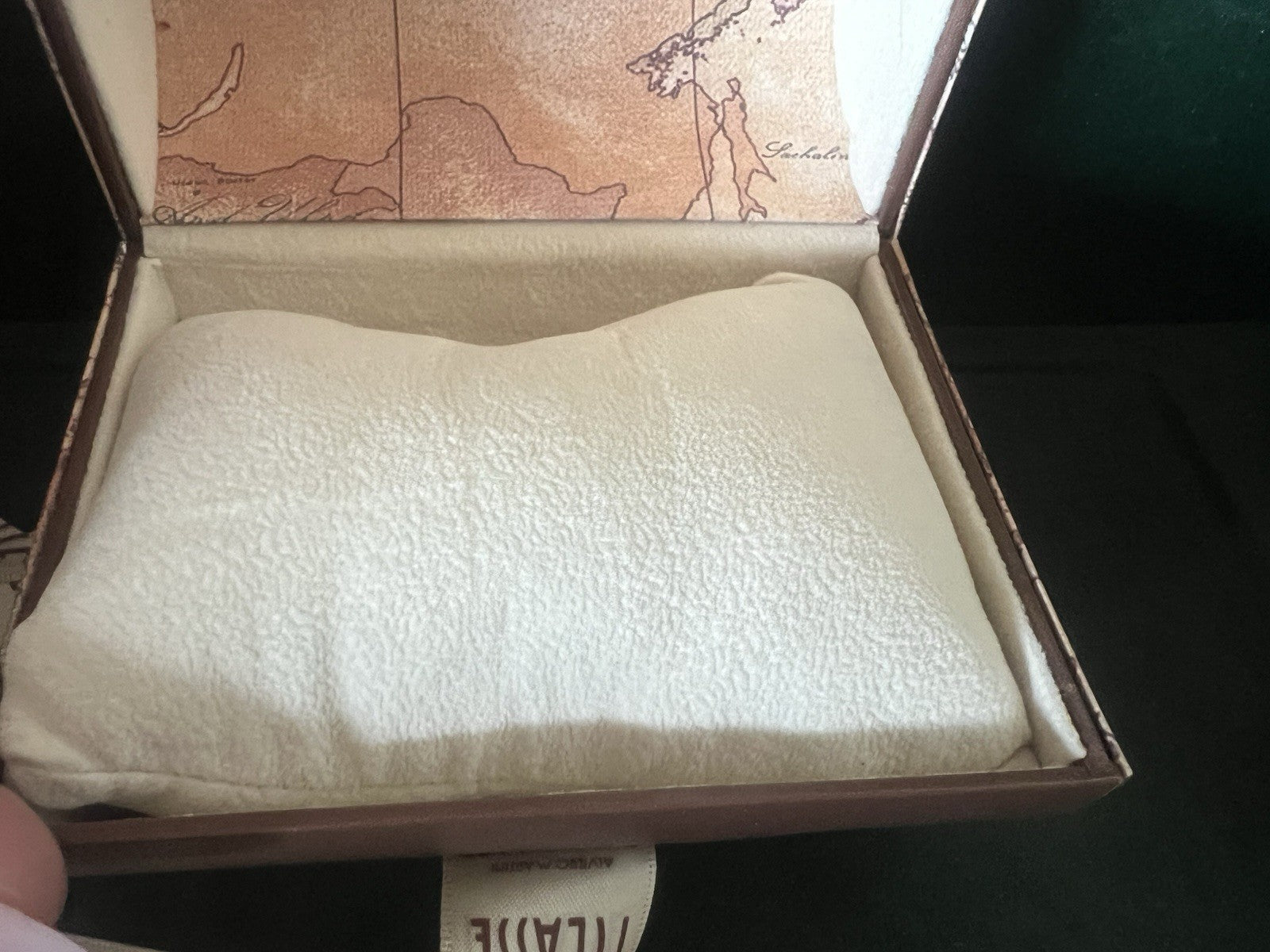 🔴 ALVIERO MARTINI box scatola orologio Prima classe cofanetto custodia nastro