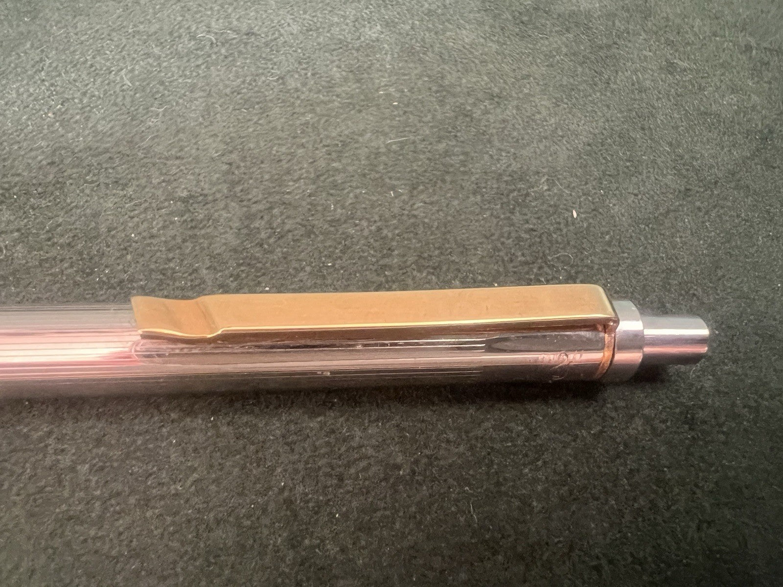 🔴 DELTA penna sfera cromata con profili dorati scrive con astuccio vintage