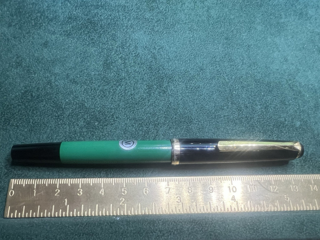 Reform Stylo-Plume Stylo à Plume Vert Noire À Piston M Écrit Vintage