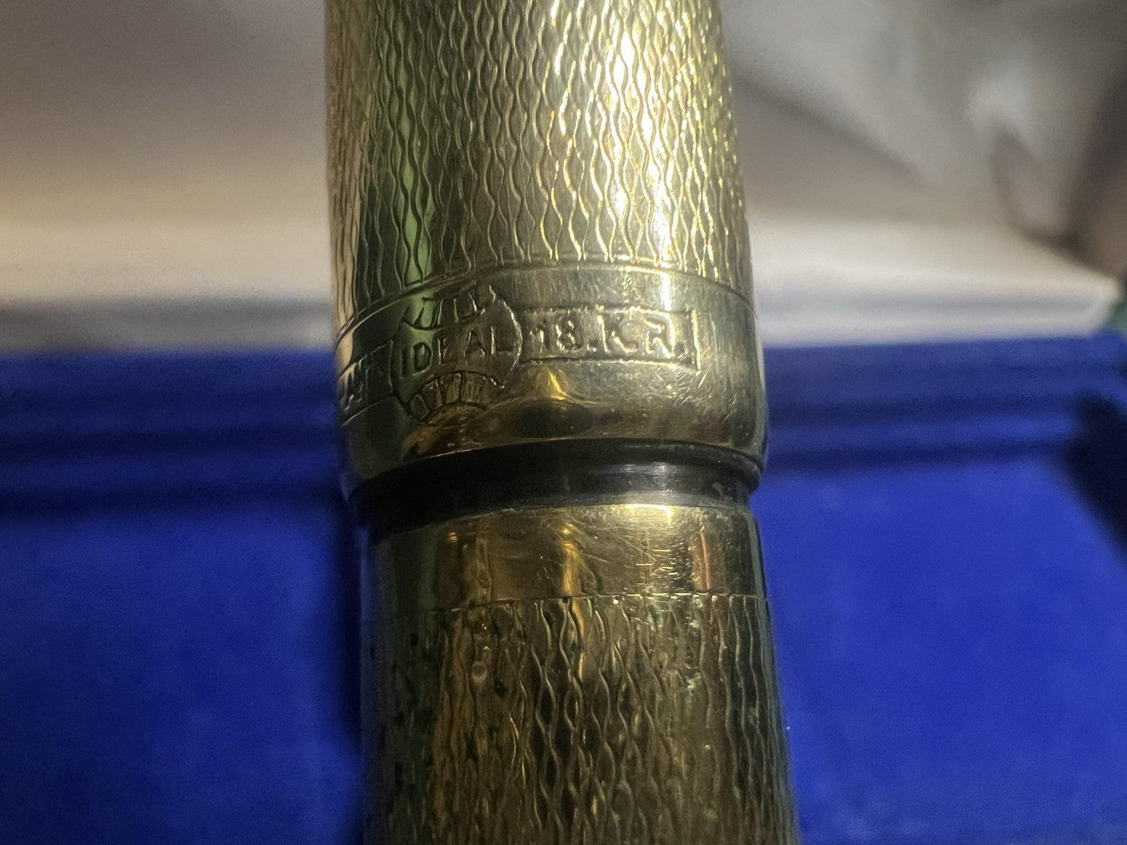 DE WATERMAN Stylo-Plume Stylo à Plume Rétractable Or Fonctionne Vintage F