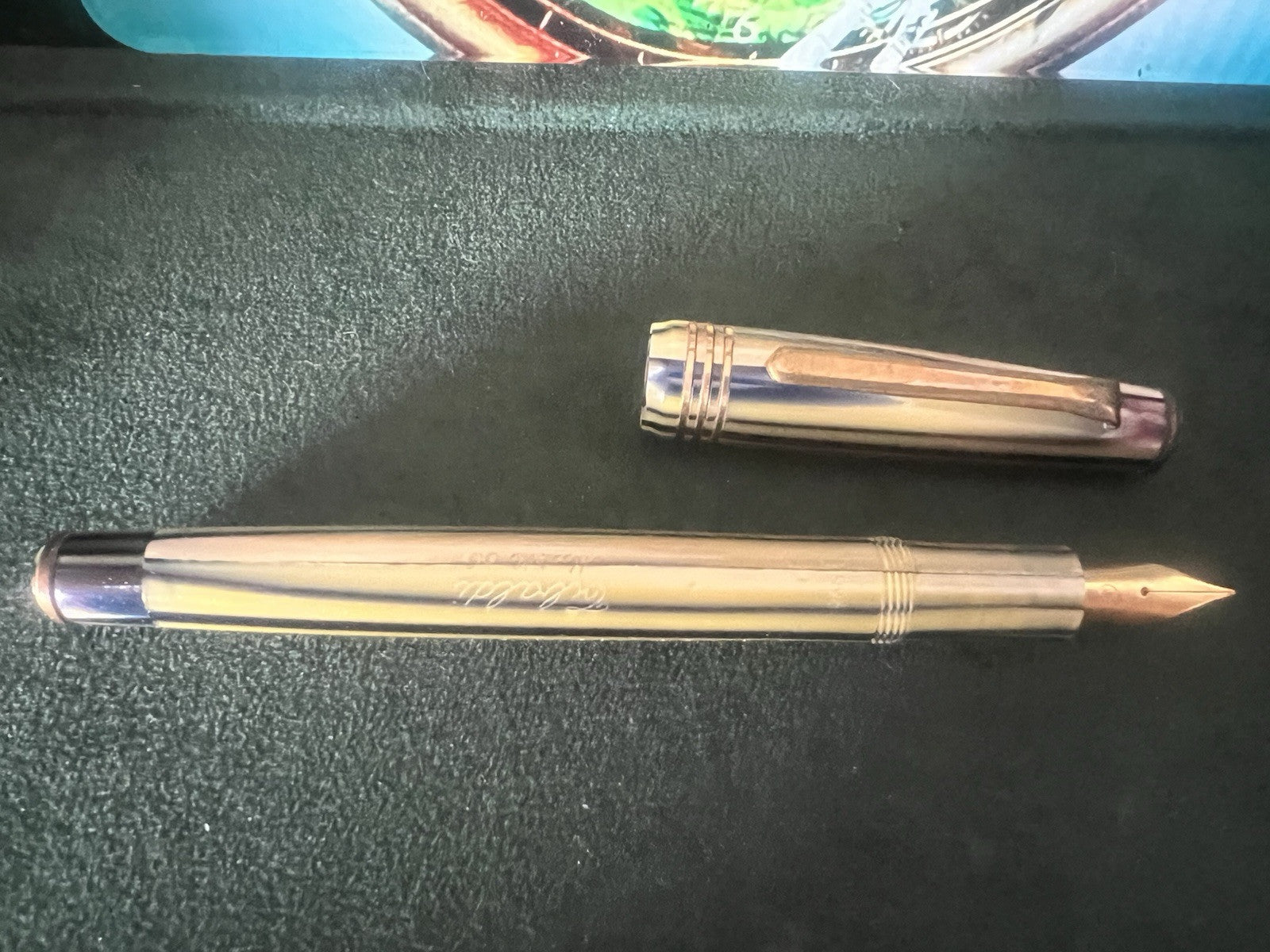 TIBALDI Fountain Pen 50 In Celluloid Piston Nib M Vintage