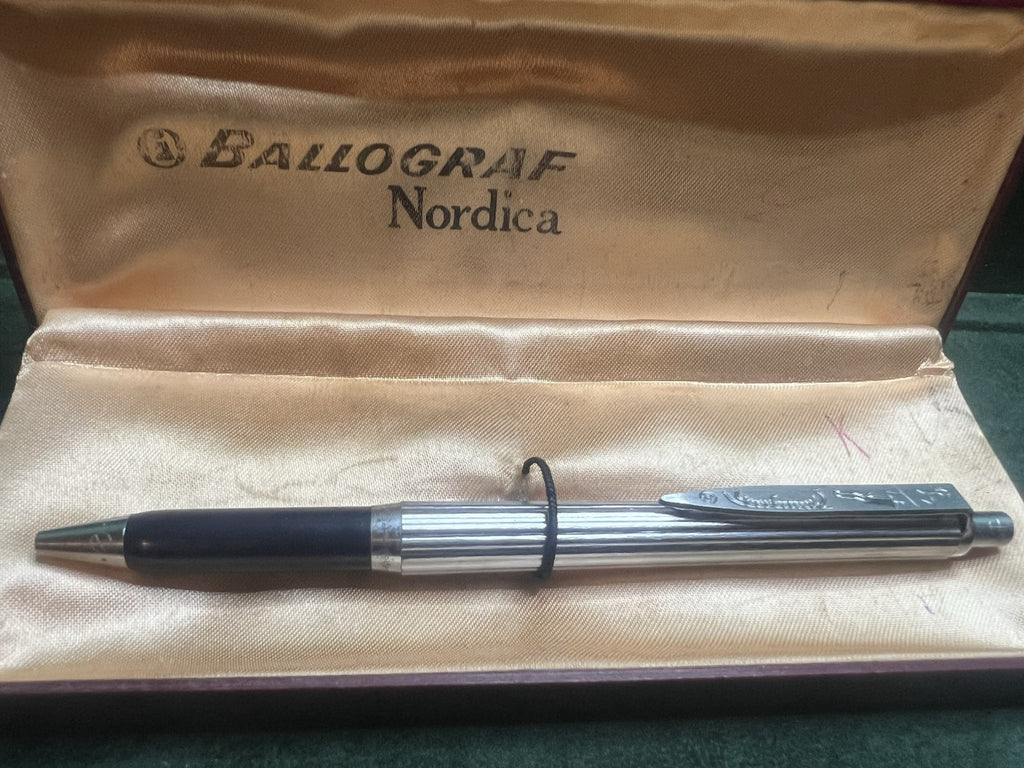 Ballograf Stylo-Plume Sphère Nordica Chrome Édition Limitée Écrit 
