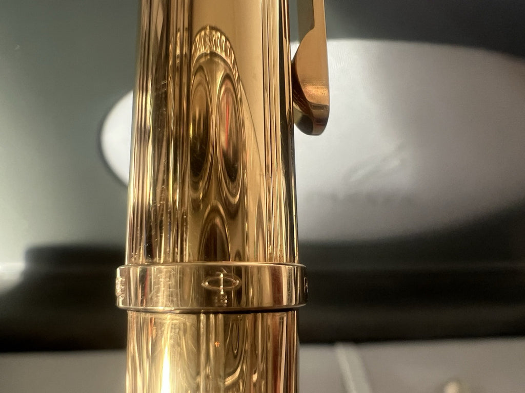 🔴 PARKER 85 penna stilografica placcata oro a cartuccia con garanzia astuccio