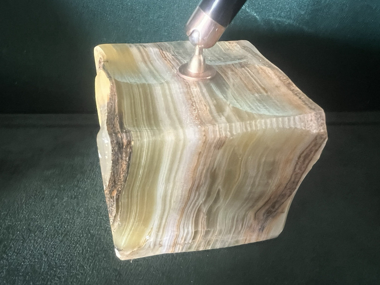 🔴 OMAS penna sfera stiloforo scrivania SUPPORTO MARMO vintage