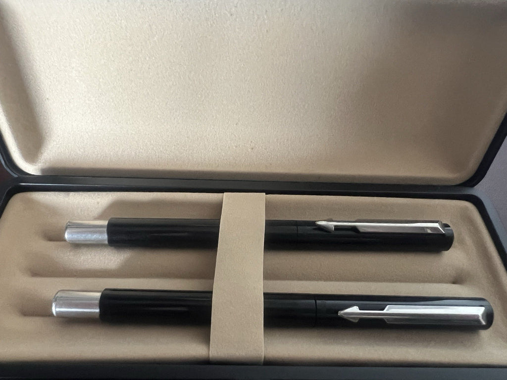 Parker Stylo-Plume Stylo à Plume Et Sphère Noir Vector Scrivono Vintage